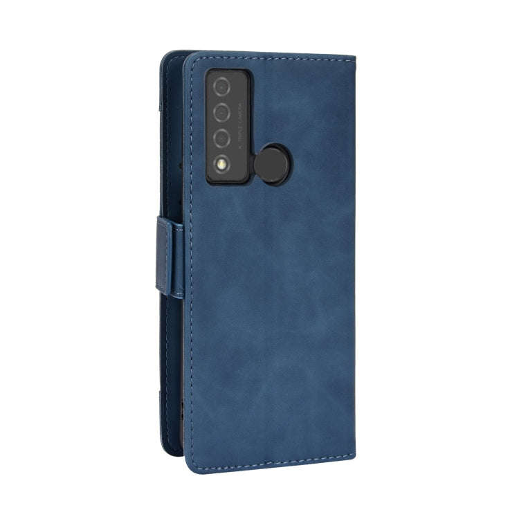For TCL 20 XE Skin Feel Calf Pattern Leather Phone Case(Blue)