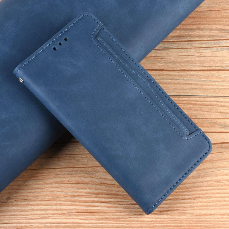 For TCL 20 XE Skin Feel Calf Pattern Leather Phone Case(Blue)