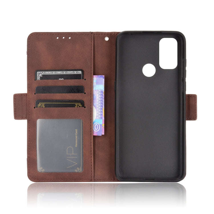 For TCL 20Y / Alcatel 1S 2021 Skin Feel Calf Pattern Leather Phone Case(Brown)