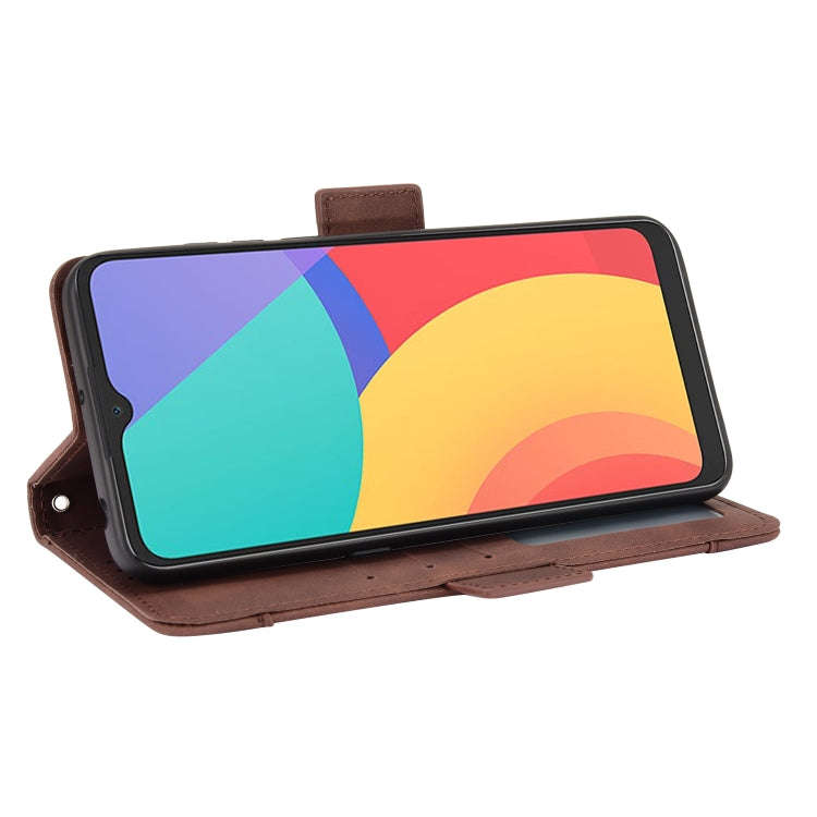 For TCL 20Y / Alcatel 1S 2021 Skin Feel Calf Pattern Leather Phone Case(Brown)