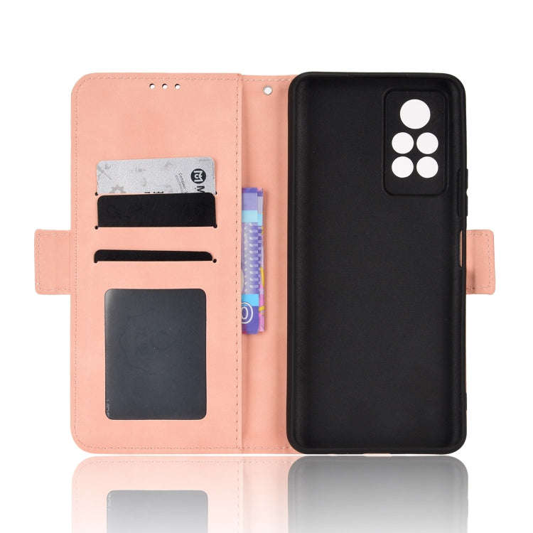 For Infinix Note 11 Pro Skin Feel Calf Pattern Leather Phone Case(Pink)