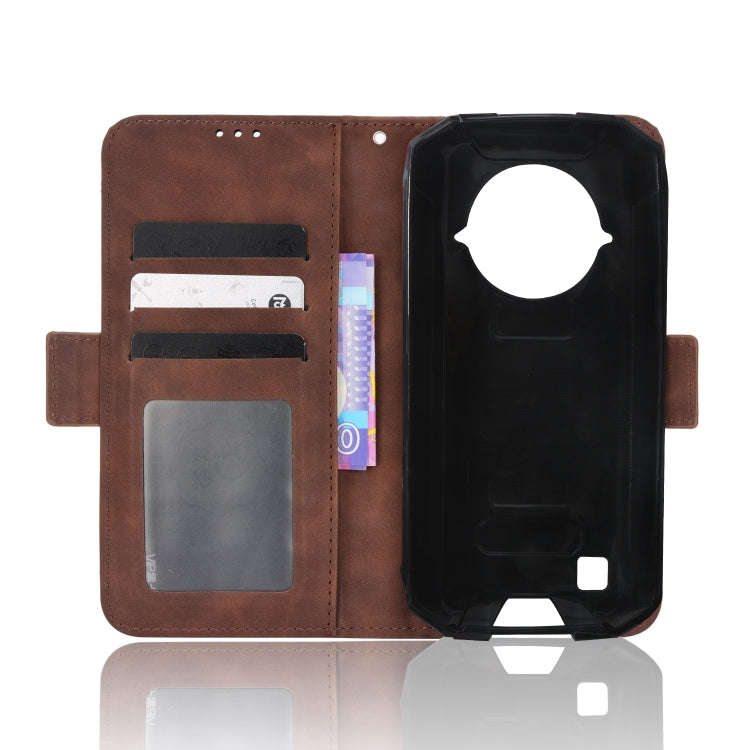 For Doogee S96 Pro Skin Feel Calf Pattern Leather Phone Case(Brown)