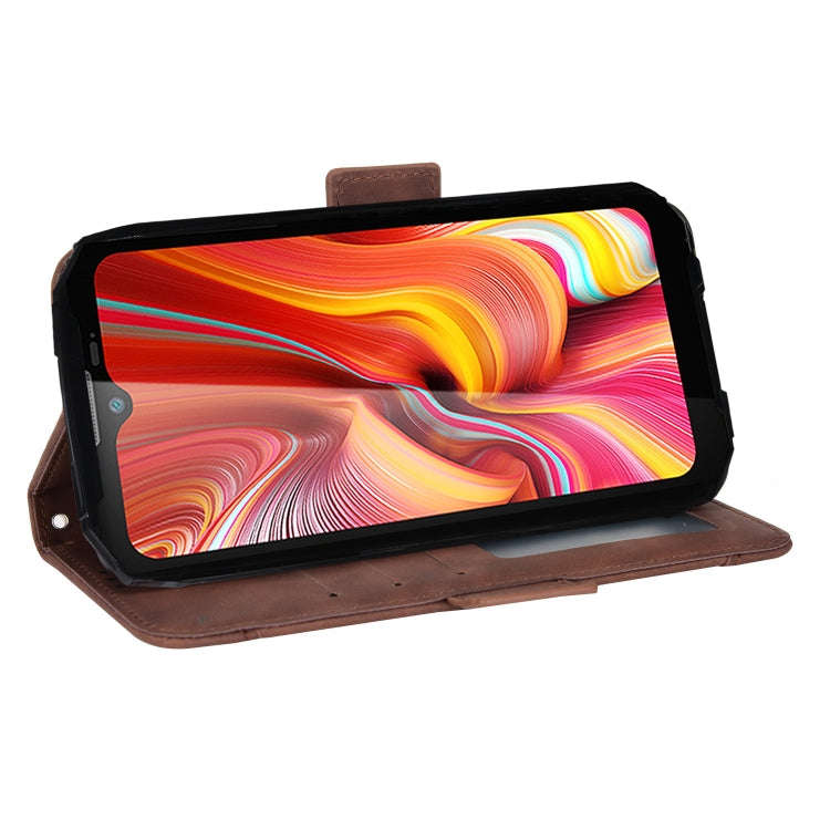 For Doogee S96 Pro Skin Feel Calf Pattern Leather Phone Case(Brown)