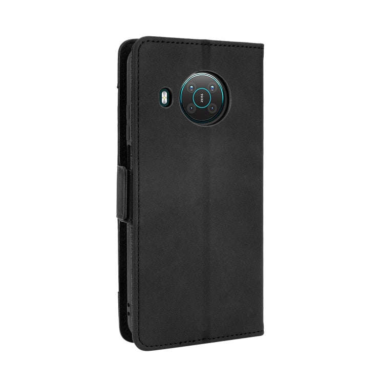 For Nokia X100 / X10 / X20 Skin Feel Calf Pattern Leather Phone Case(Black)