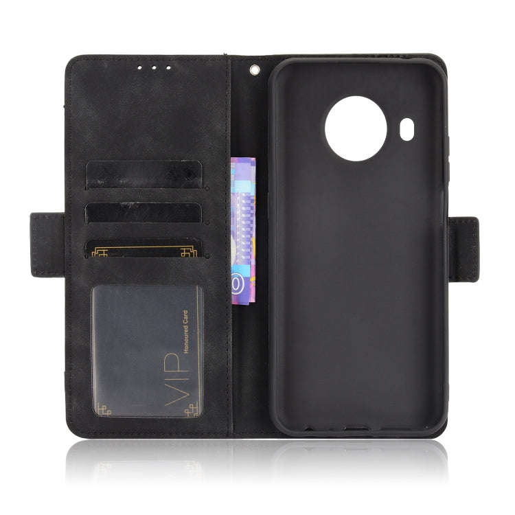 For Nokia X100 / X10 / X20 Skin Feel Calf Pattern Leather Phone Case(Black)