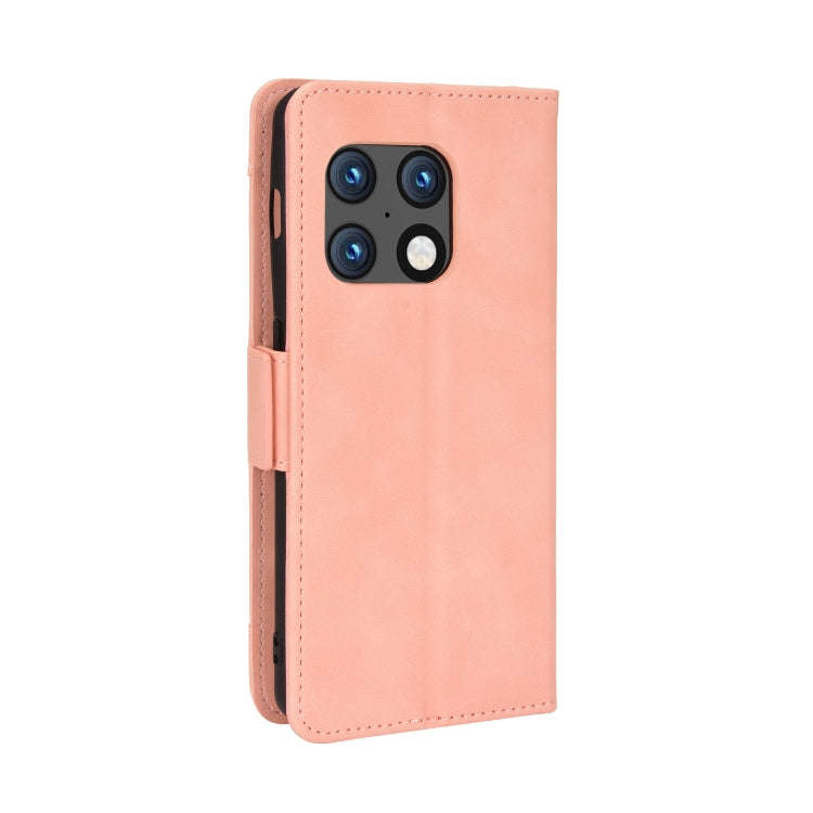 For OnePlus 10 Pro 5G Skin Feel Calf Pattern Leather Phone Case(Pink)