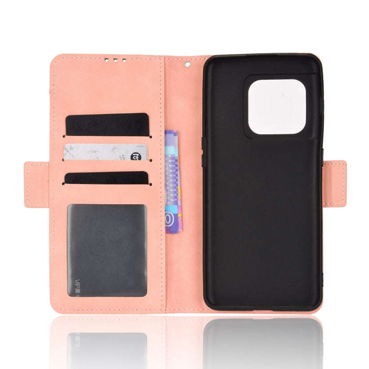 For OnePlus 10 Pro 5G Skin Feel Calf Pattern Leather Phone Case(Pink)