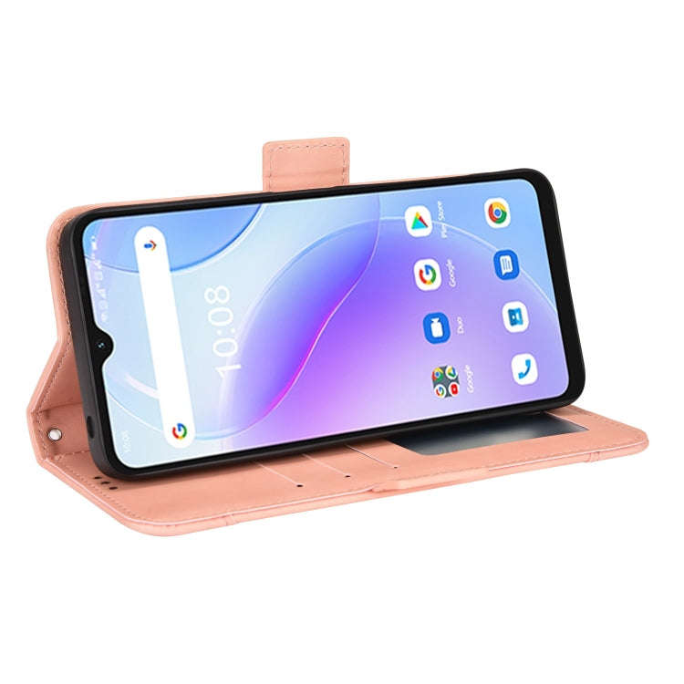 For Umidigi A11s Skin Feel Calf Pattern Leather Phone Case(Pink)