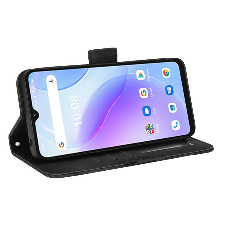 For Umidigi A11s Skin Feel Calf Pattern Leather Phone Case(Black)