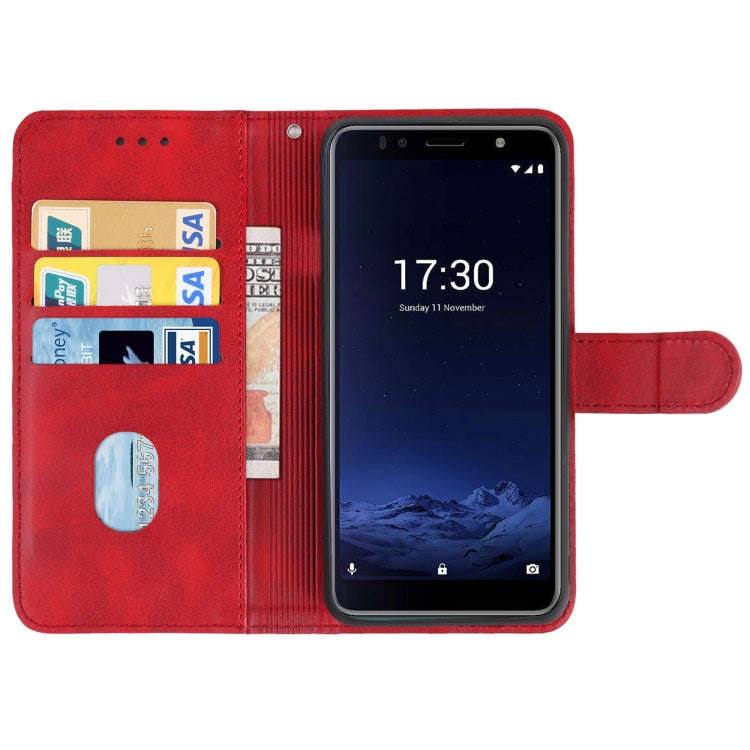Leather Phone Case For Itel A36(Red)