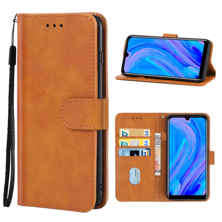 Leather Phone Case For Itel S15 Pro(Brown)