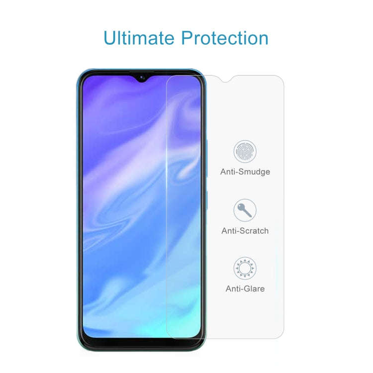50 PCS 0.26mm 9H 2.5D Tempered Glass Film For Itel S16