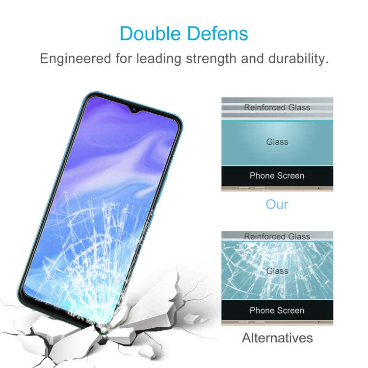 50 PCS 0.26mm 9H 2.5D Tempered Glass Film For Itel S16