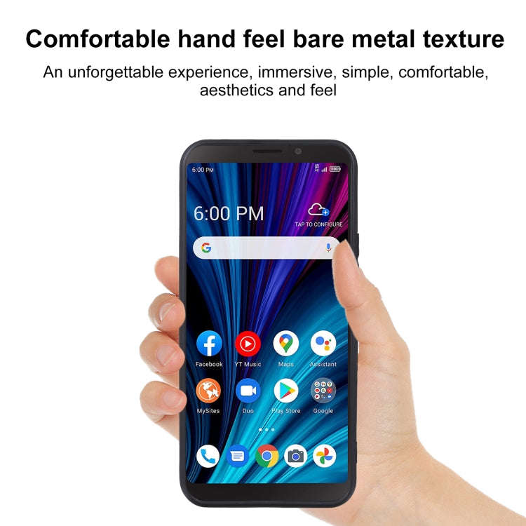 TPU Phone Case For Alcatel TCL A3X A600DL(Full Matte Black)