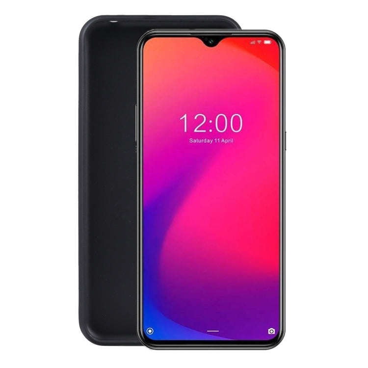 TPU Phone Case For Doogee X95(Full Gloss Black)