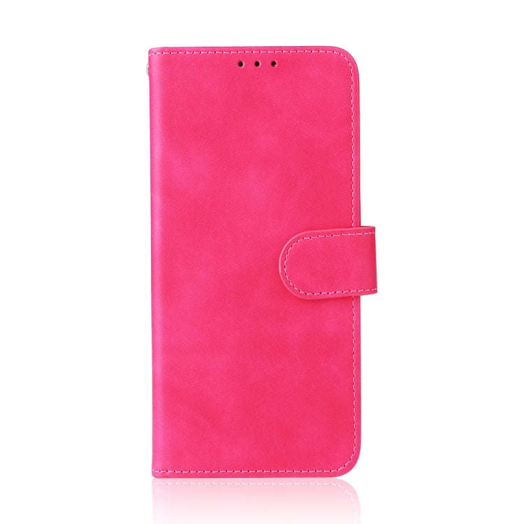 For DOOGEE S96 Pro Skin Feel Magnetic Buckle Calf Texture PU Phone Case(Rose Red)