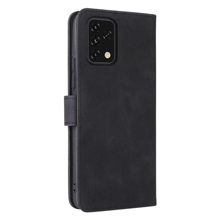 For Umidigi Power 5S Skin Feel Magnetic Buckle Calf Texture PU Phone Case(Black)