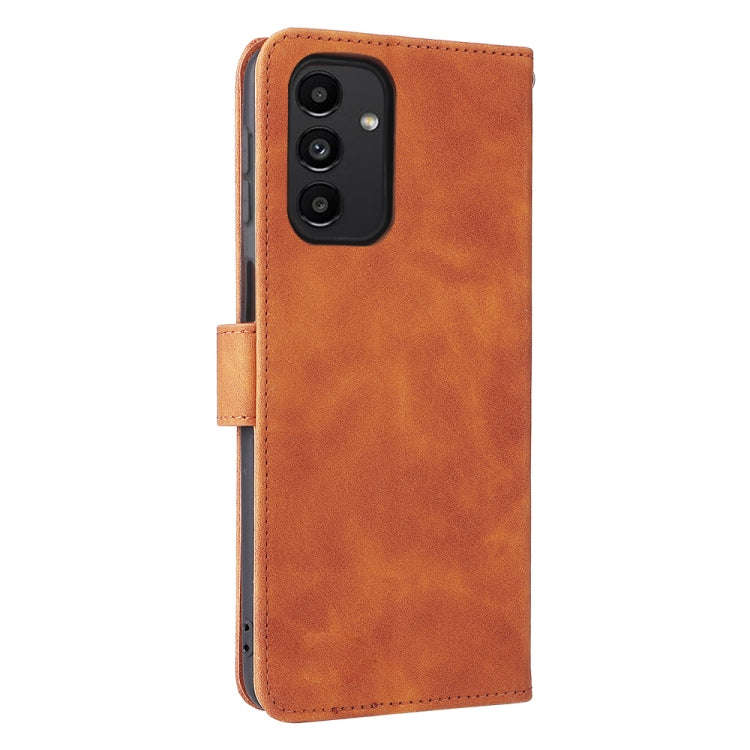 For Umidigi Power 5S Skin Feel Magnetic Buckle Calf Texture PU Phone Case(Brown)