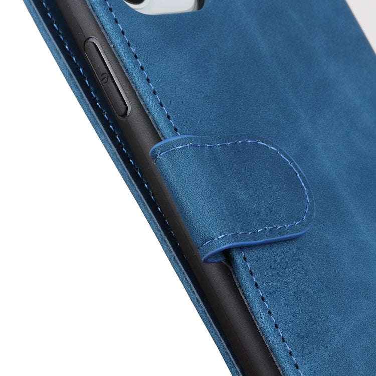 For Motorola Moto G Stylus 2022 KHAZNEH Retro Texture Horizontal Flip Leather Phone Case(Blue)