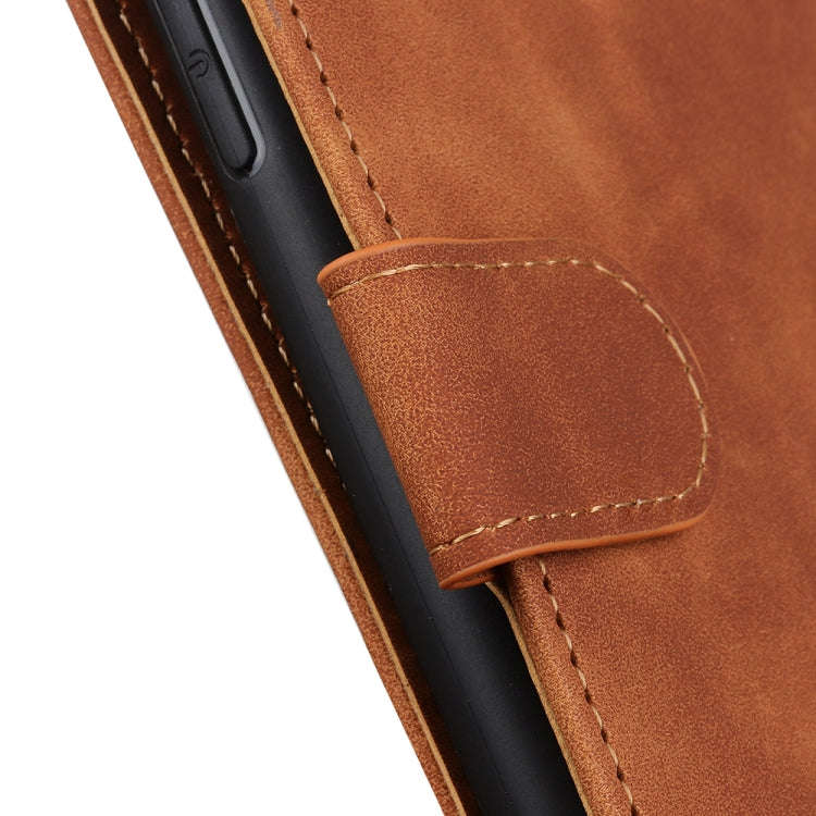 For Motorola Moto G Stylus 2022 KHAZNEH Retro Texture Horizontal Flip Leather Phone Case(Brown)