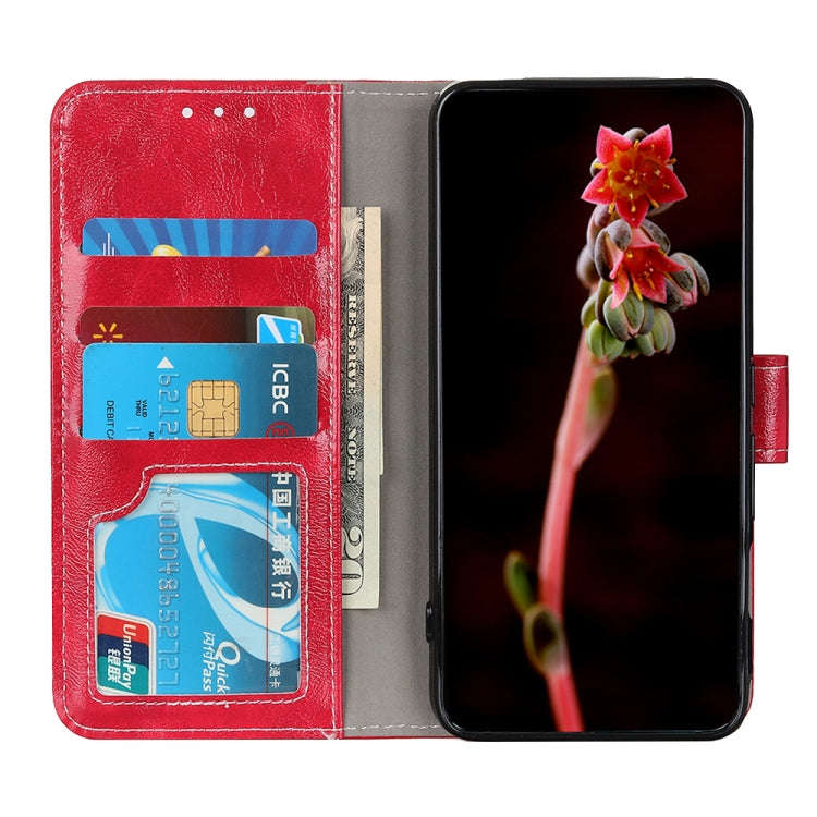 For Motorola Moto G Stylus 2022 Retro Crazy Horse Texture Horizontal Flip Leather Phone Case(Red)