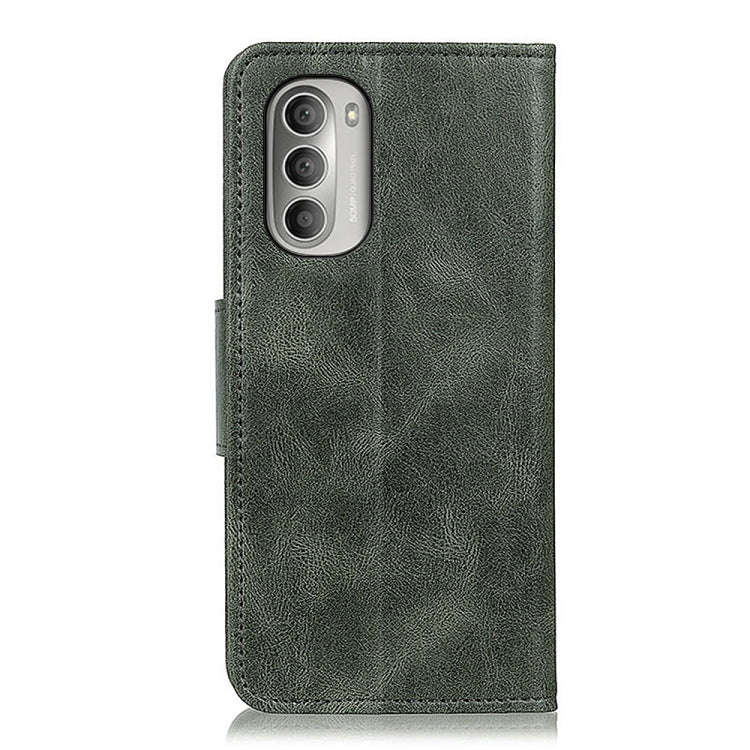 For Motorola Moto G Stylus 2022 Mirren Crazy Horse Texture Horizontal Flip Leather Phone Case(Dar...