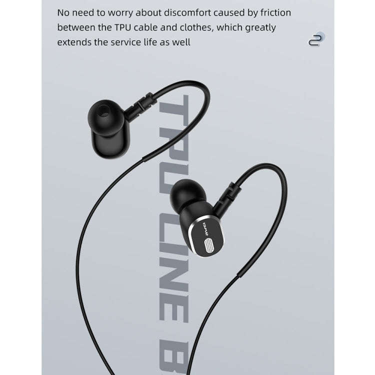 awei TC-6 Type-C / USB-C Mini Stereo In-ear Wired Earphone(Black)