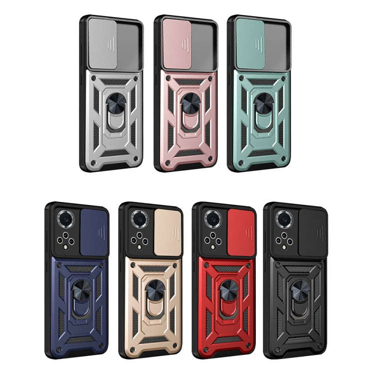 For Huawei nova 9 Sliding Camera Cover TPU+PC Phone Case(Black)