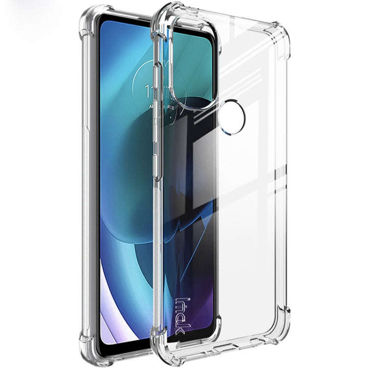 For Motorola Moto G71 5G imak All-inclusive Shockproof Airbag TPU Case with Screen Protector(Tran...