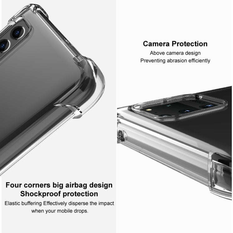 For Motorola Moto G71 5G imak All-inclusive Shockproof Airbag TPU Case with Screen Protector(Tran...
