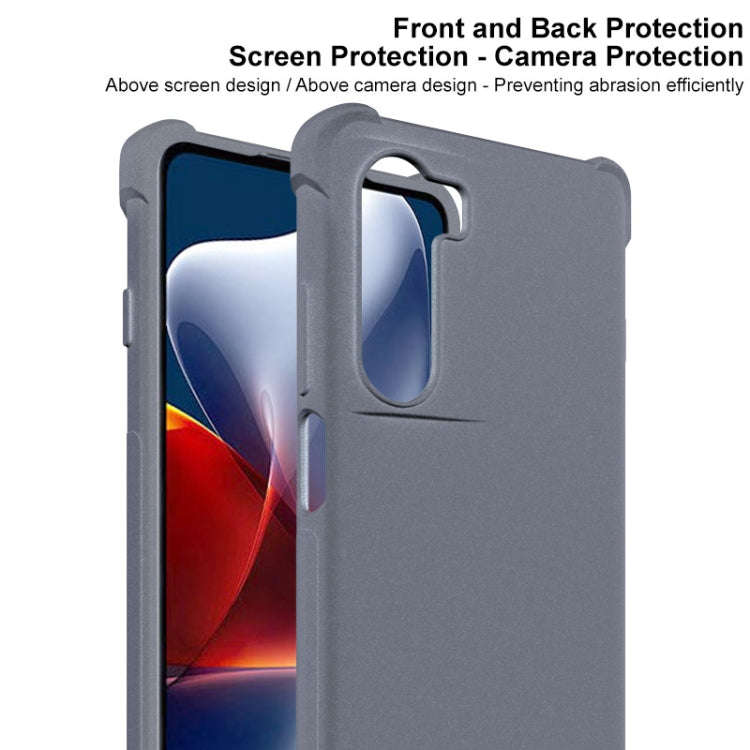 For Motorola Moto G200 5G imak All-inclusive Shockproof Airbag TPU Case with Screen Protector(Mat...