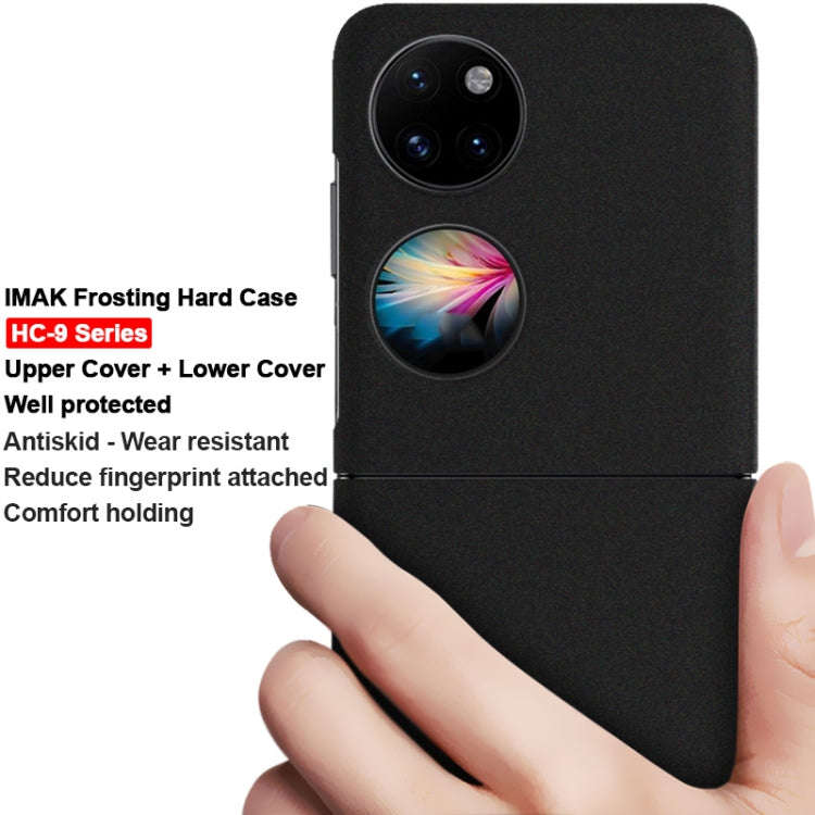 For Huawei P50 Pocket imak HC-9 Series Frosted Hard Case(Black)