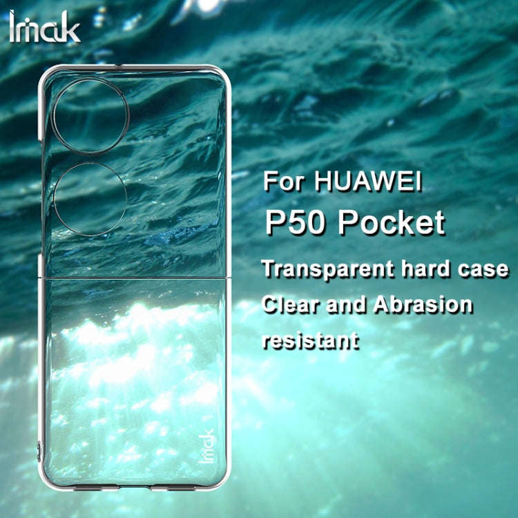 For Huawei P50 Pocket imak Wing II Wear-resisting Crystal Protective Case(Transparent)