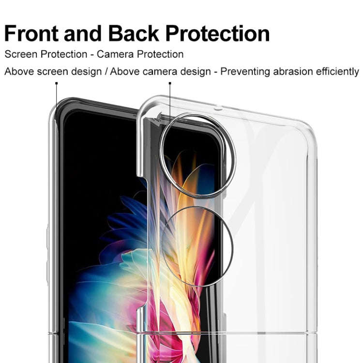 For Huawei P50 Pocket imak Wing II Wear-resisting Crystal Protective Case(Transparent)
