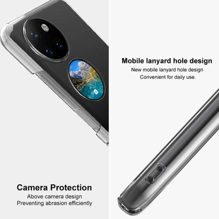 For Huawei P50 Pocket imak Wing II Wear-resisting Crystal Protective Case(Transparent)