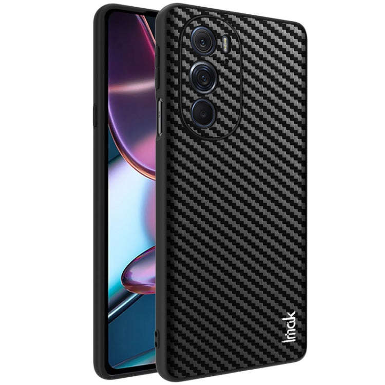 For Motorola Moto Edge X30 5G imak LX-5 Series PC + TPU Case with Screen Protector(Carbon Fiber T...