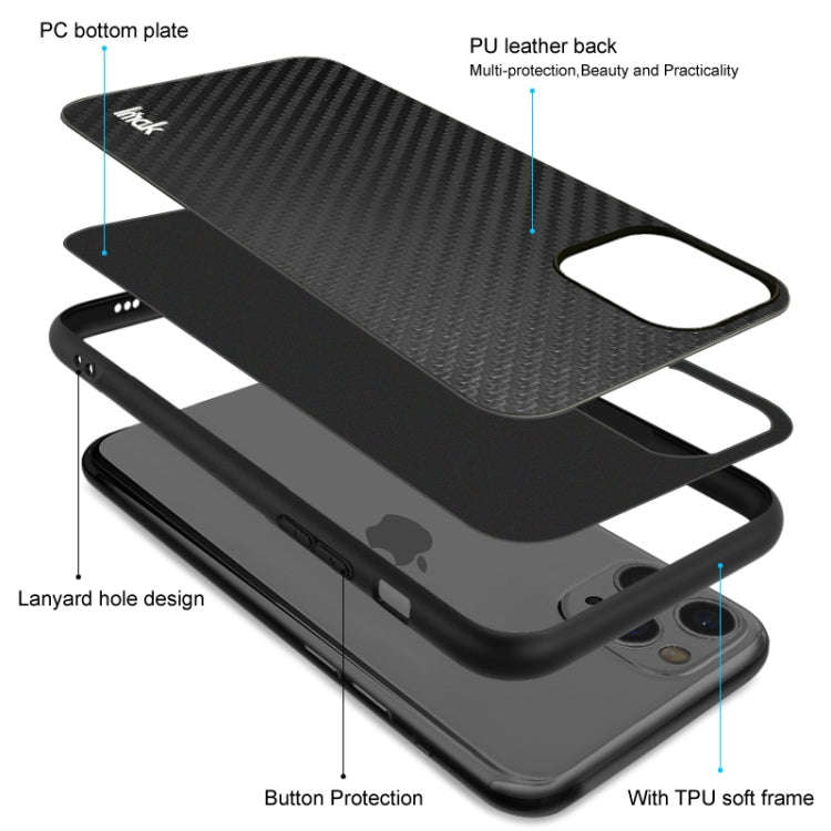 For Motorola Moto Edge X30 5G imak LX-5 Series PC + TPU Case with Screen Protector(Carbon Fiber T...