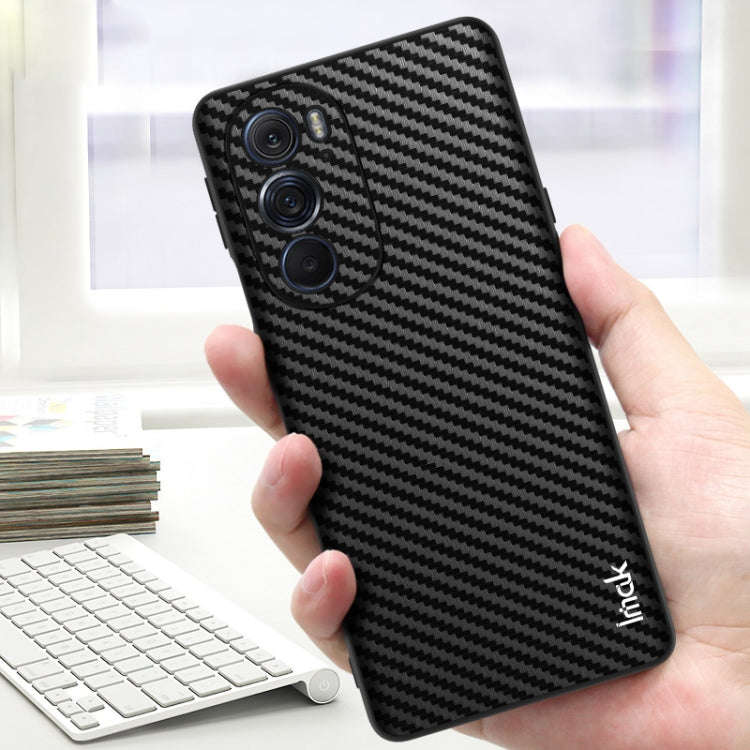 For Motorola Moto Edge X30 5G imak LX-5 Series PC + TPU Case with Screen Protector(Carbon Fiber T...