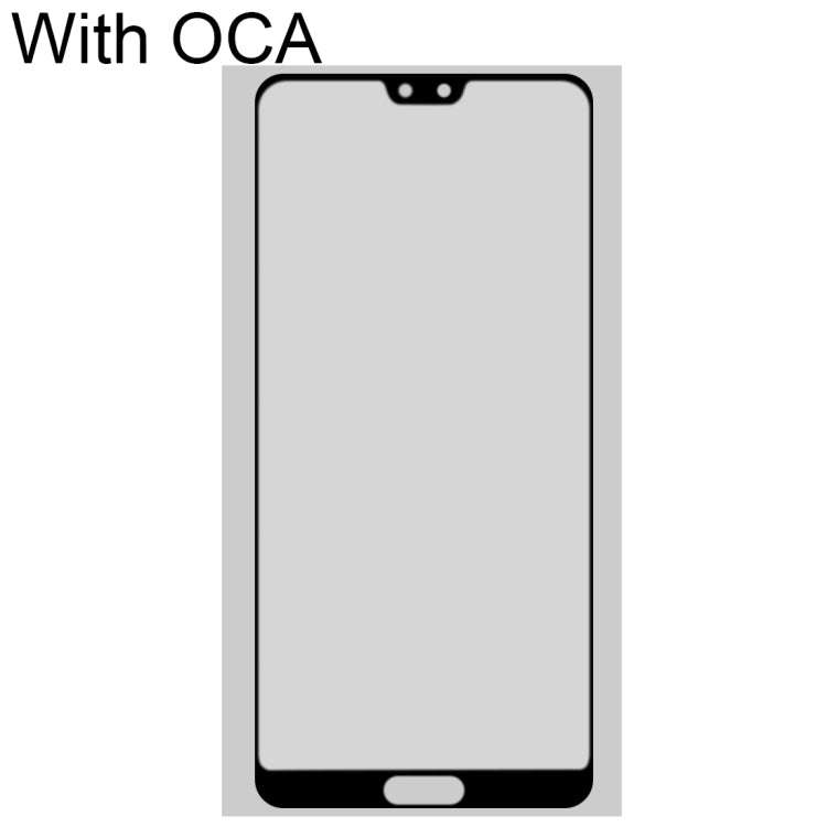 For Huawei P20 Front Screen Outer Glass Lens with OCA Optically Clear Adhesive