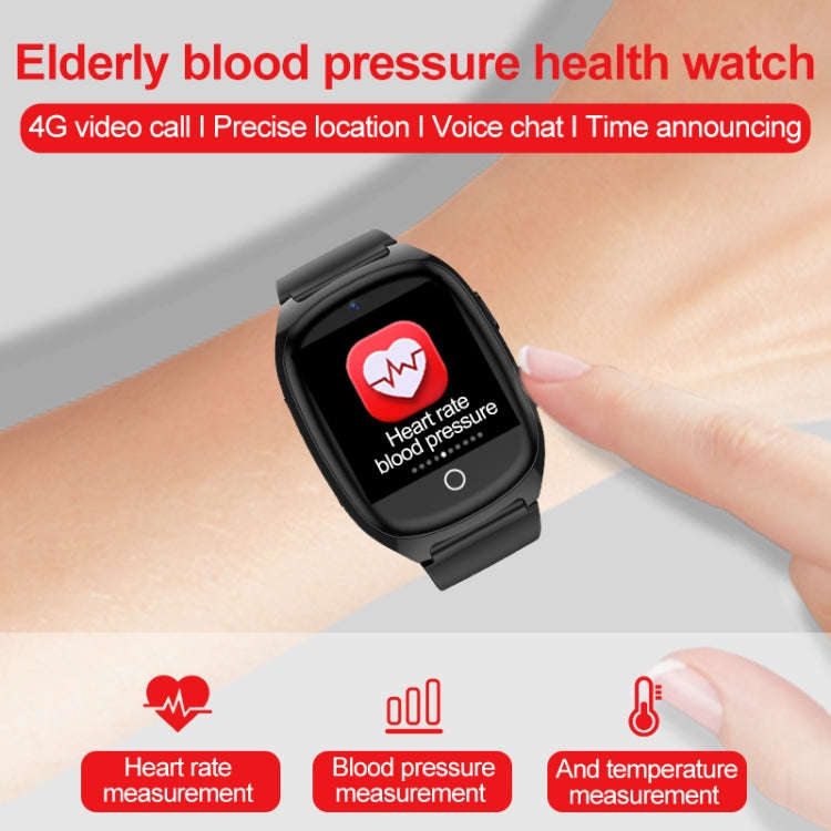 D300 1.54 inch IPS Screen Smart Watch, Support Tracking and Positioning & 4G Video Call body temp...
