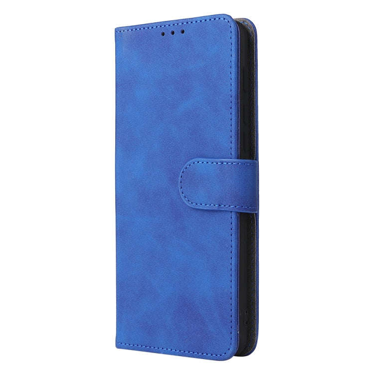 For TCL 205 Skin Feel Magnetic Buckle Leather Phone Case(Blue)