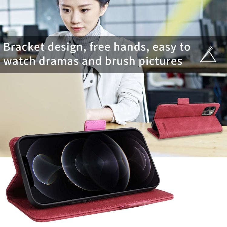 For Asus ROG Phone 5 Magnetic Clasp Leather Phone Case(Red)