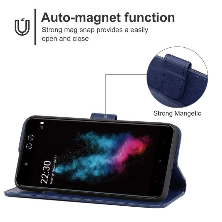 For Tecno S32 Leather Phone Case(Blue)