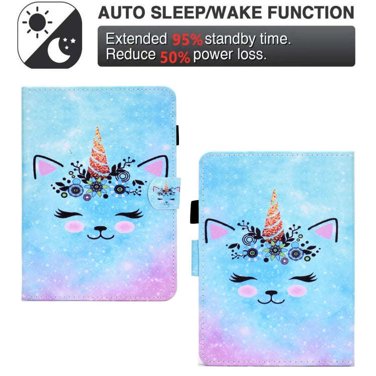 For Amazon Kindle Paperwhite 5 Sewing Pen Slot Leather Tablet Case(Wildebeest)