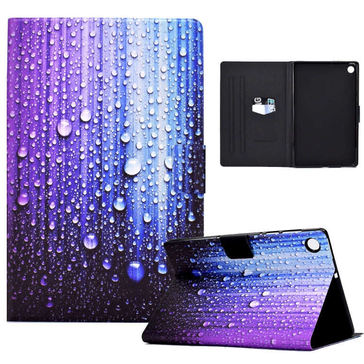 For Huawei MatePad T 10s Electric Pressed TPU Leather Tablet Case(Water Droplets)