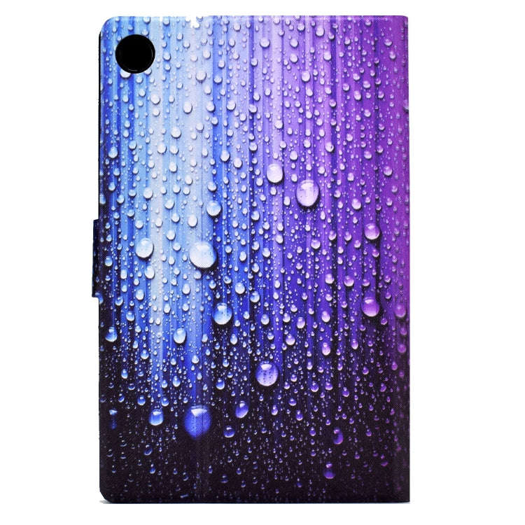 For Huawei MatePad T 10s Electric Pressed TPU Leather Tablet Case(Water Droplets)