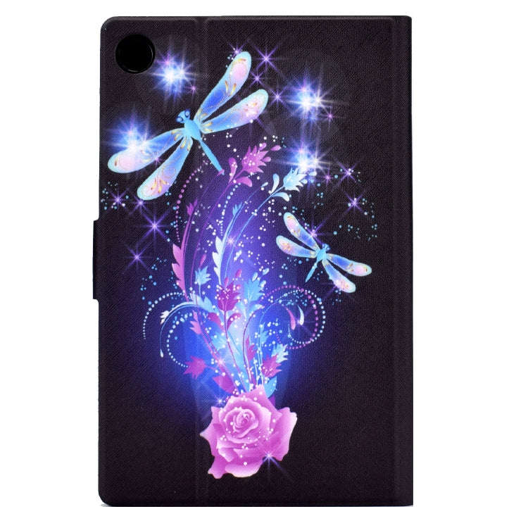 For Huawei MatePad T 10s Electric Pressed TPU Leather Tablet Case(Butterfly)