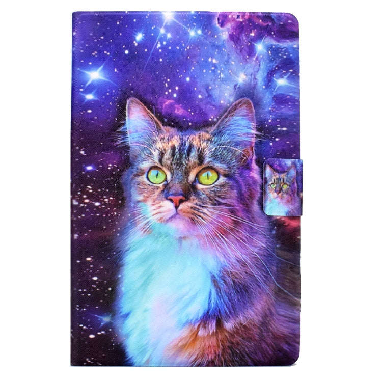 For Huawei MatePad T 10s Electric Pressed TPU Leather Tablet Case(Star Cat)