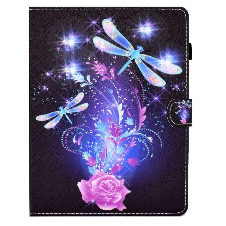 For 10 inch Tablet Electric Pressed TPU Leather Tablet Case(Butterfly)