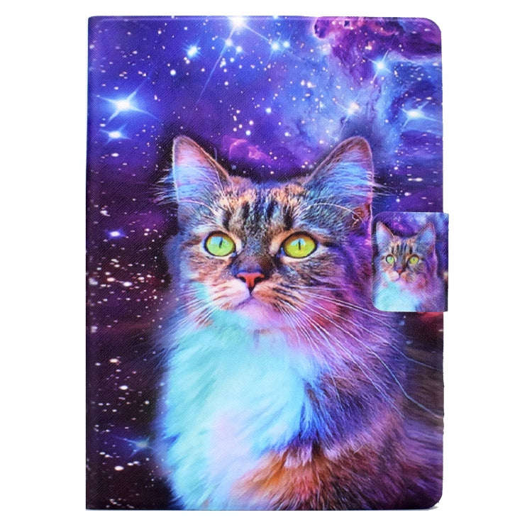 For Amazon Kindle Paperwhite 4 / 3 / 2 / 1 Electric Pressed TPU Leather Tablet Case(Star Cat)